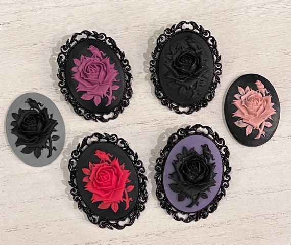 Gothic Rose Brooch