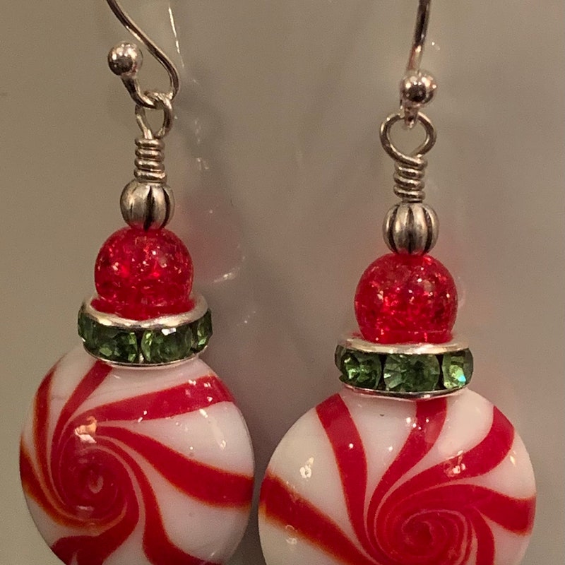 Pink Peppermint Earrings main image 0