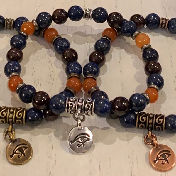 Eye of Horus Wrist Mala