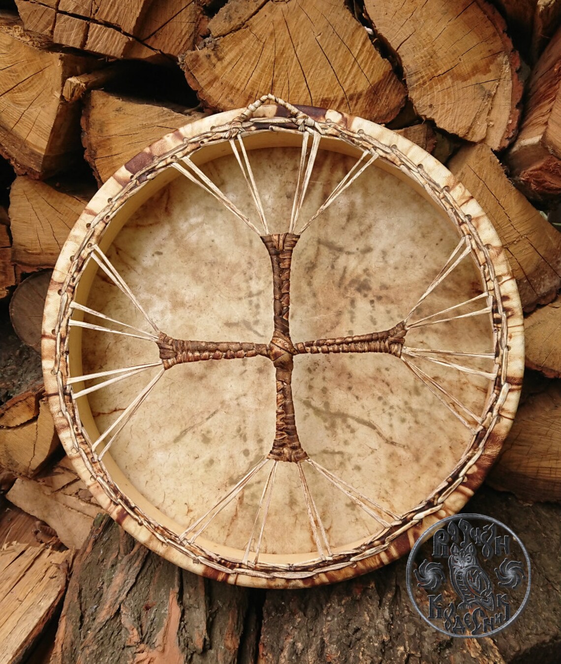 Shamanic drum 45cm 18 Etsy