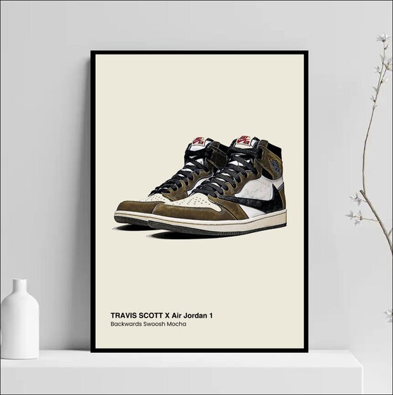 Travis Scott Jordan 1 Poster