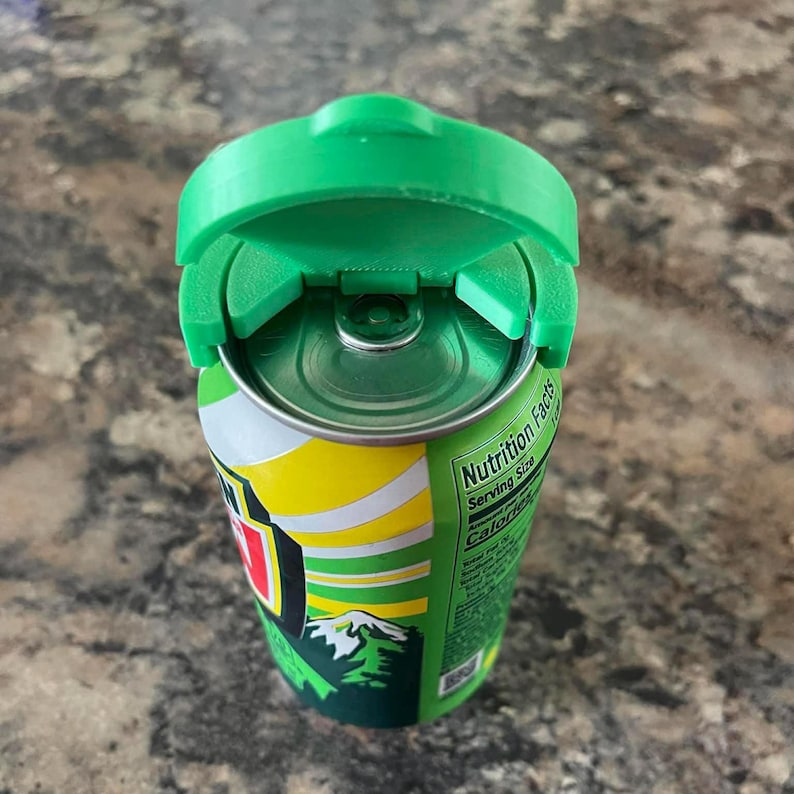 3D Printed Can Lid Topper – Snap-on Drink Cover | Outdoor Drink ...