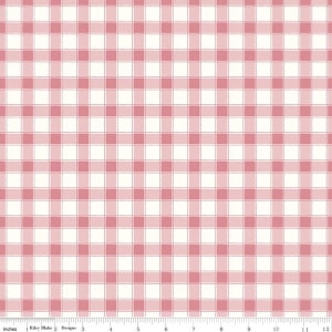 Riley Blake - Hope In Bloom by Katherine Lenius - Plaid Blush - C11024 BLUSH - 100% cotton fabric - Sold by the yard(s)