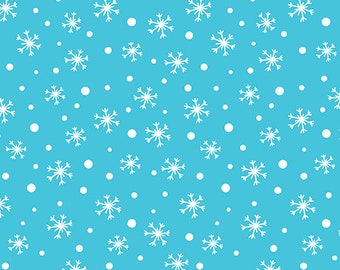 SALE - Benartex - Snow Place - Snow Daze - Turquoise - 9868-84 - 100% cotton fabric - Sold by the yard(s)