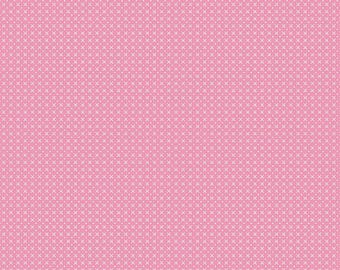 Riley Blake - Tulip Cottage - Stitches - Rose - C14267 ROSE  - 100% cotton fabric - Sold by the yard(s)