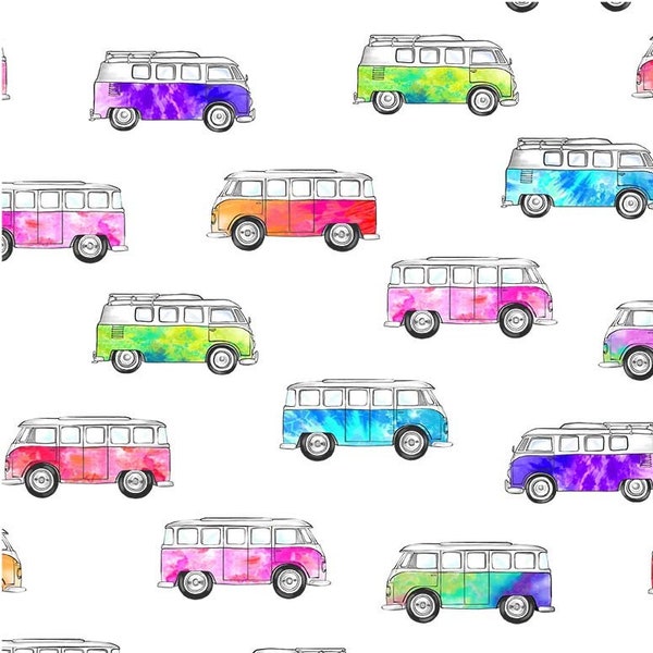 Vw Bus Fabric - Etsy