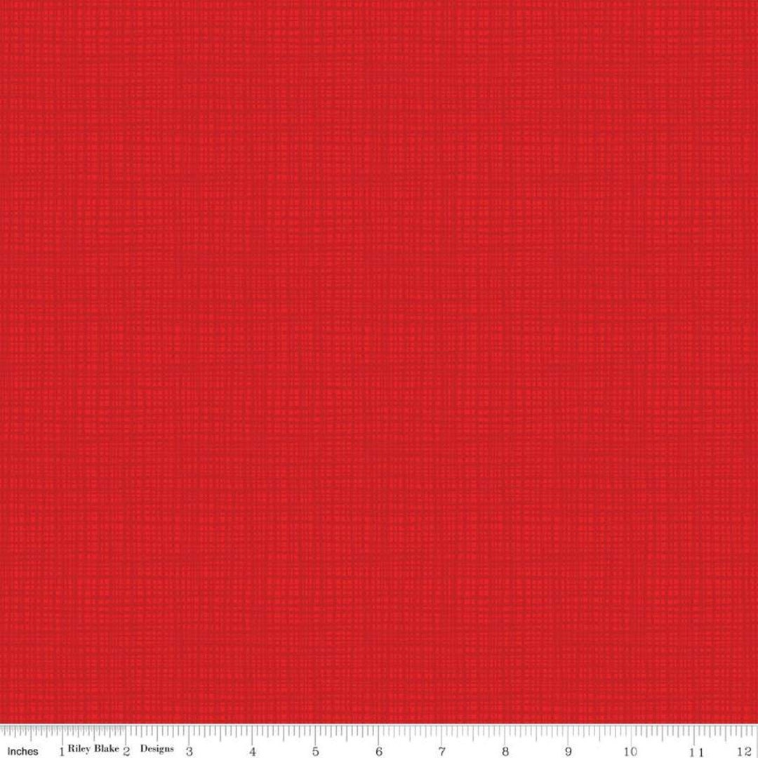 Riley Blake - Texture in Color - Red - C610 RED - 100% Cotton Fabric ...