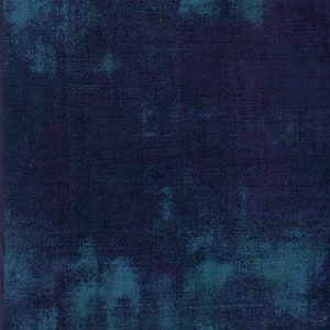 Moda - Grunge Basics - Blue Steel  - 30150 385 - 100% cotton fabric - Sold by the yard(s)