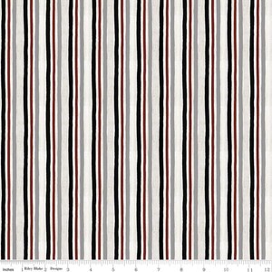 Riley Blake - I'd Rather Be Playing Chess - Stripes - Offwhite - C11262 OFFWHITE - 100% cotton fabric - Sold by the yard(s)