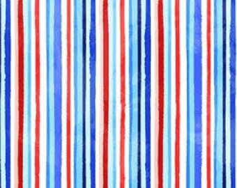 Michael Miller - City Limits Stripe - White - CX10497 WHIT D - 100% cotton fabric - Sold by the yard(s)