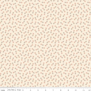 Riley Blake - Blush n Butterscotch - Ditsy Floral - Cream - C15594 CREAM - 100% cotton fabric - Sold by the yard(s)