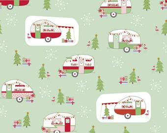 Riley Blake - Christmas Adventure - Main Sweetmint - SC10730 SWEETMINT - 100% cotton fabric - Sold by the yard(s)