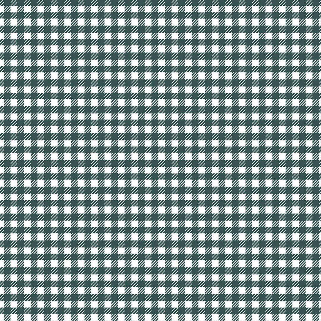 Riley Blake - Hidden Cottage Gingham - Forest - C10765 FOREST