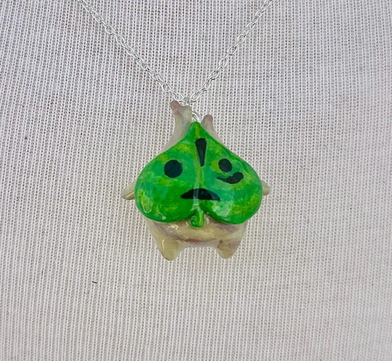 Zelda Windwaker Makar Handmade Reain Charm Necklace