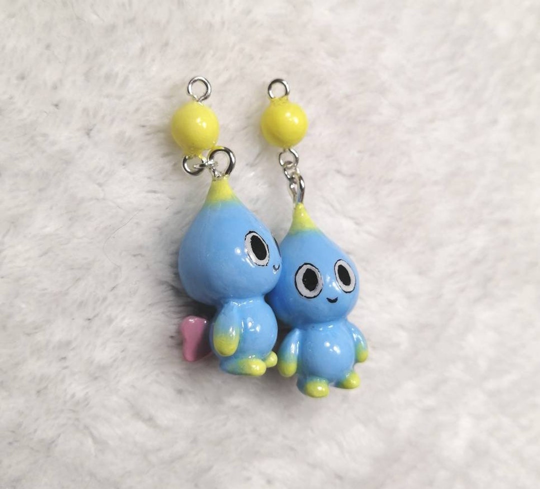 Sonic the Hedgehog Chao Charm Keychain Necklace Video Game Gifts