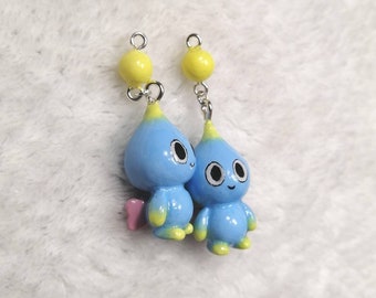 Sonic the Hedgehog Chao charm keychain Necklace video game gifts