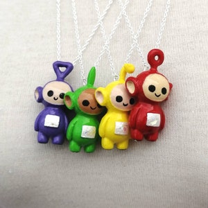 Teletubbies 90's nostalgic charm necklace