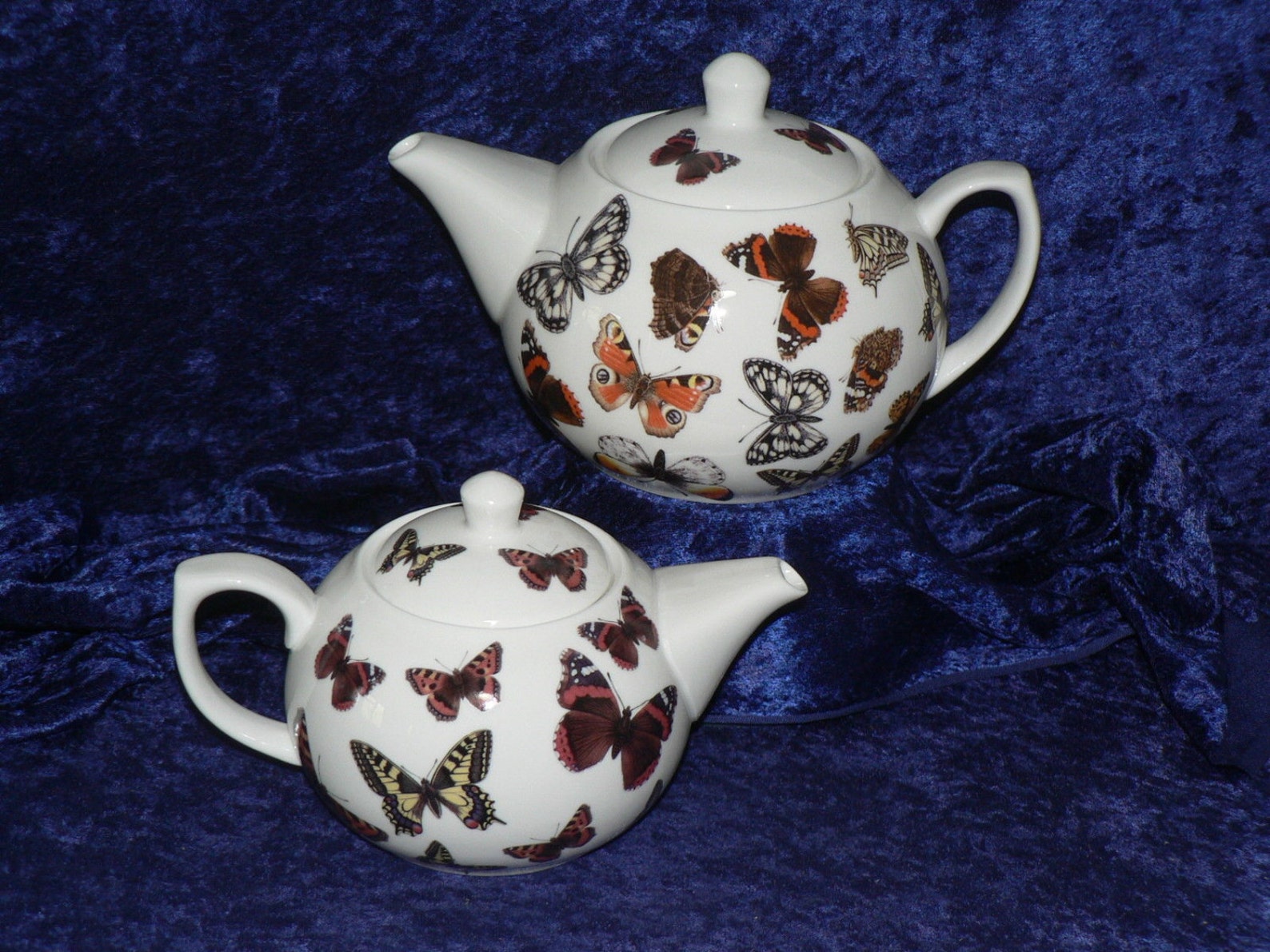 Butterfly Teapots 2 Cup or 6 Cup Teapot Decorated All Round With Beautiful Butterflies Etsy UK