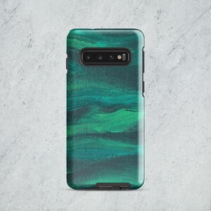 Jungle Green Abstract Art Protective Tough Phone case for Samsung®