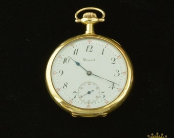 Rare 18kt Gold Howard Pocket Watch