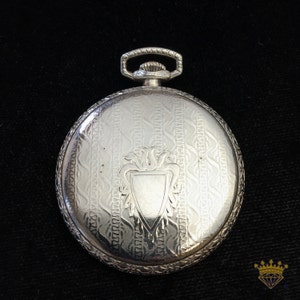 Illinois OF 21 Jewel Pocket Watch c.1925 size 8 image 2