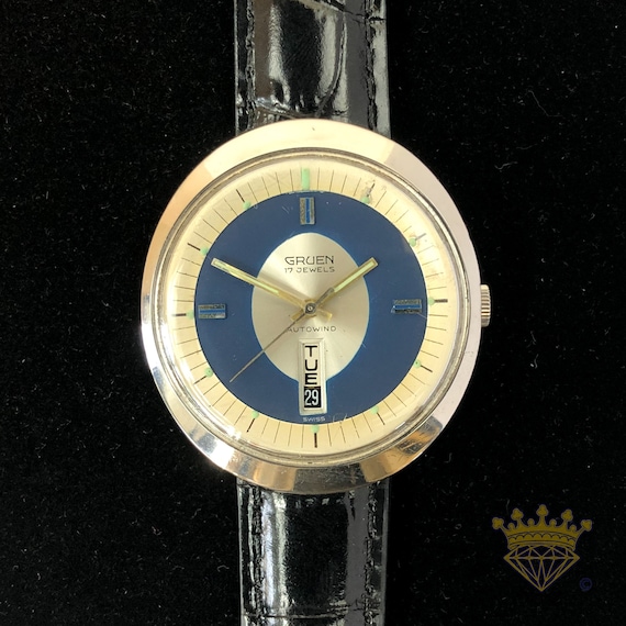 Vintage Men's Gruen Autowind Wrist Watch - image 1