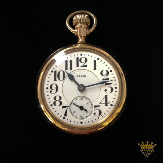 Elgin rara Padre tempo orologio da tasca c. 1919 | Etsy Italia