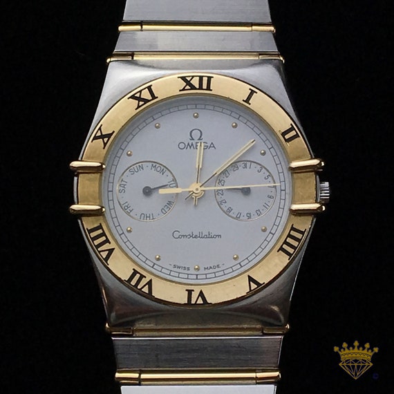 omega constellation day date quartz