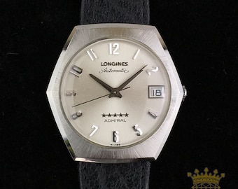 Longines Admiral 5 Étoiles Automatique Rare Hexagone Case