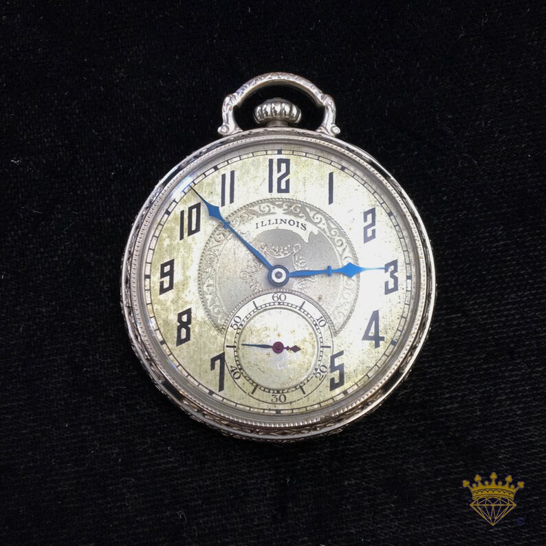 Illinois OF 17 Jewel Pocket Watch C.1926 Size 8 Etsy