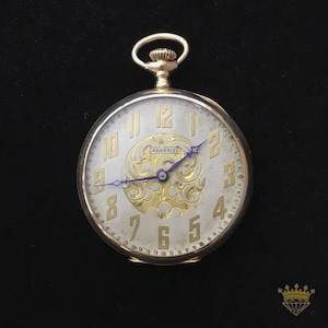 Rare 14kt Gold Agassiz Swiss OF Pocket Watch