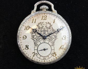 Vintage Ball Pocket Watch