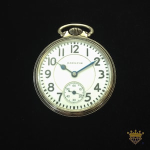 Hamilton 21 Jewel 14kt White Gold Filled c. 1929
