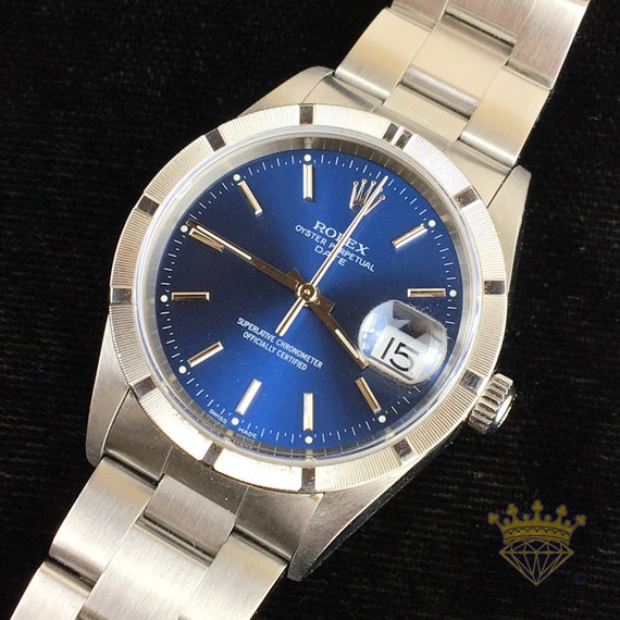 blue dial oyster perpetual