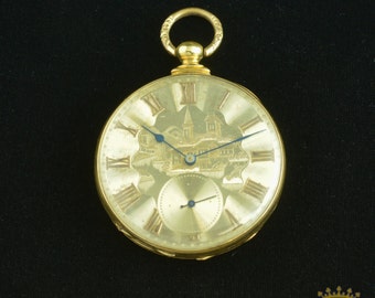 M.J. Tobias & Co. 18kt Montre de poche vers 1840