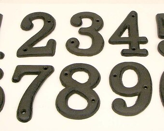 by RCH Hardware Iron Vintage House Number NO-IR830 4 InchFREE Shipping US by RCH Hardware Iron Vintage House Number NO-IR830 4 InchFREE Shipping US