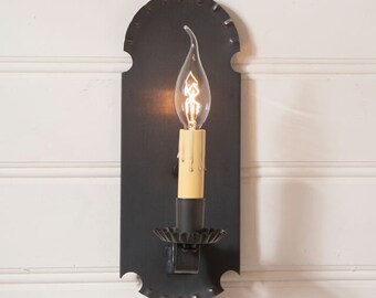 Apothecary Sconce in Kettle Black