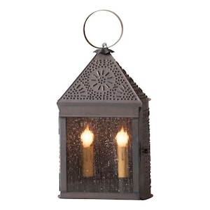 Harbor Lantern with Chisel in Kettle Black, Plug in ,Table Lamp