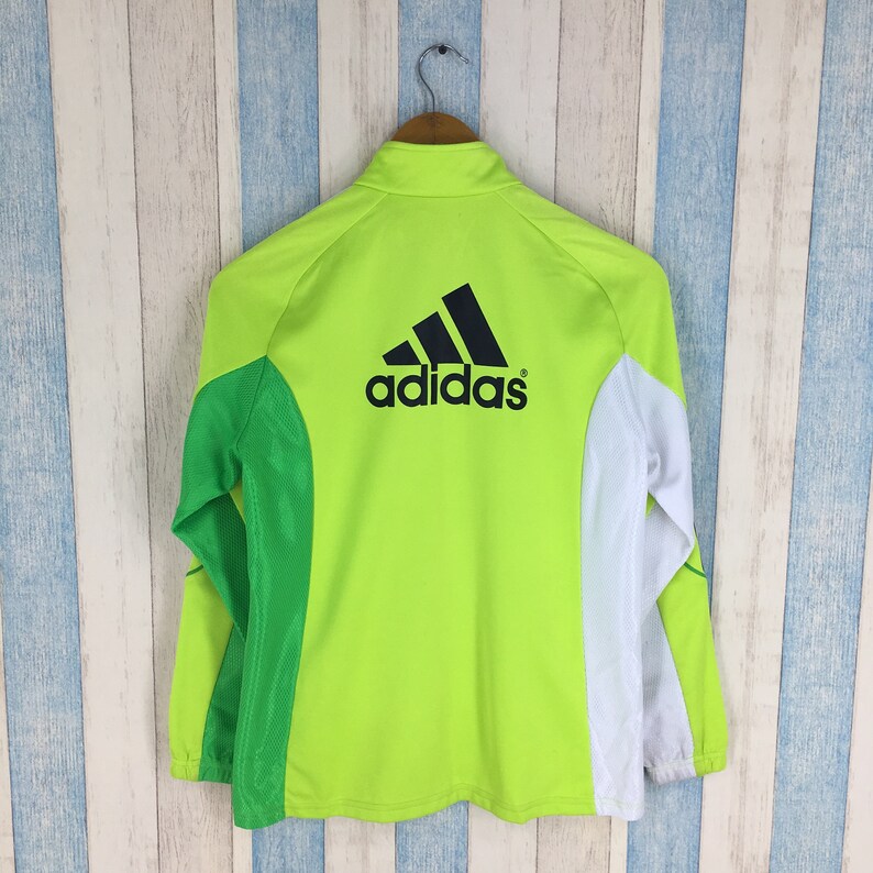 neon green adidas jacket