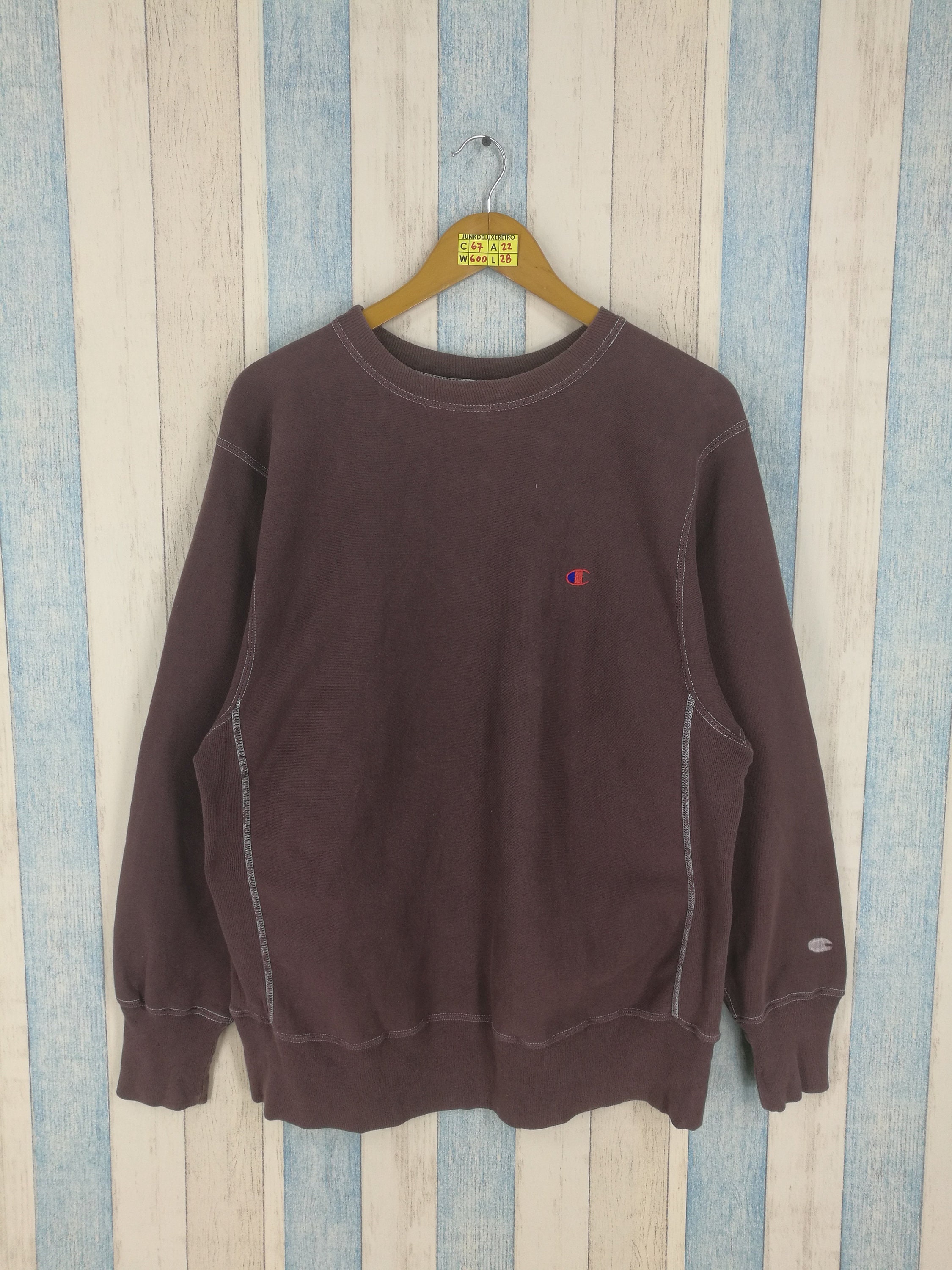 champion crewneck brown