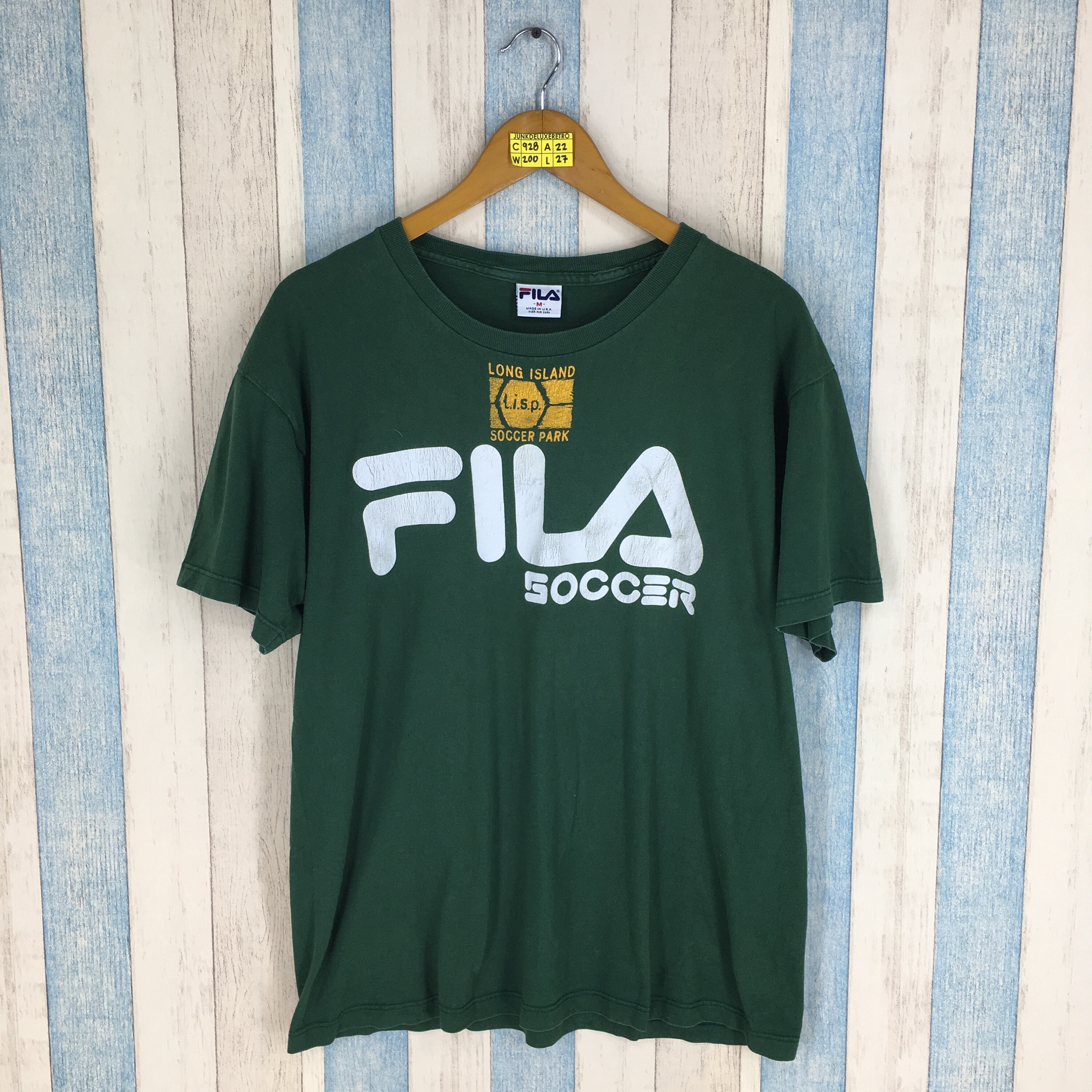 fila t shirt green