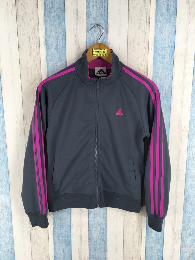 Vintage 90er Jahre Adidas drei Streifen rot Trainer Jacke Vintage 90er Jahre Adidas drei Streifen rot Trainer Jacke