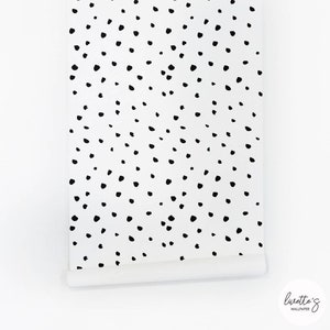 Eclectic Spots Nursery Removable Wallpaper, Baby Room Wall Art Print, Temporary & Traditional material