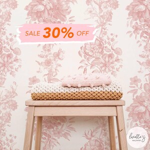 Floral Nursery Wallpaper Baby Pink Wallpaper Cute Pastel Pink Wallpaper Vintage Floral Peel And Stick Wallpaper Cute Flower Wallpaper