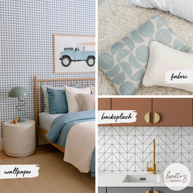 fabric, backsplash and wallpaper for apartments