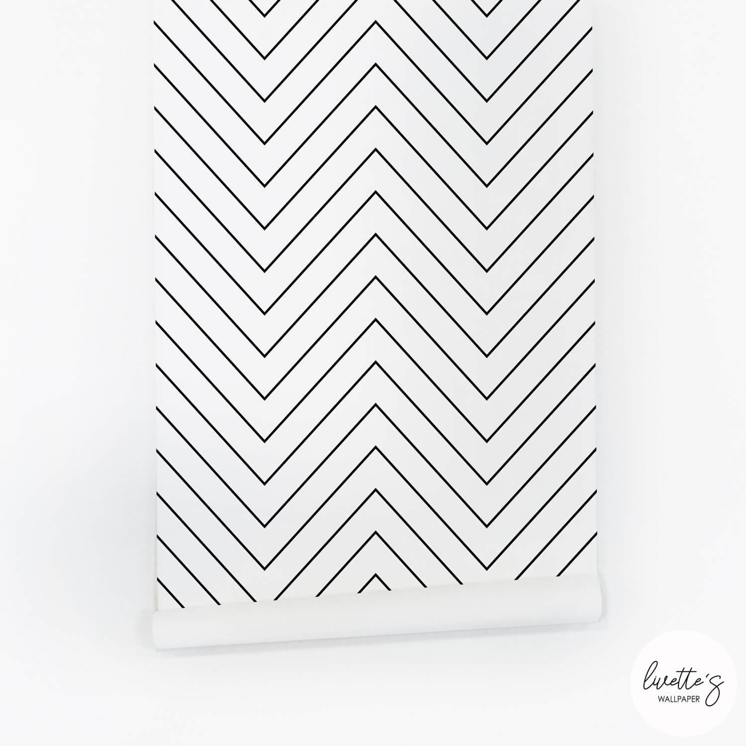 Minimal Design Baby Nursery Wallpaper Gender Neutral Wall Etsy