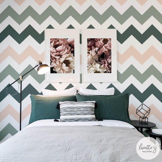 Buy Elegant Sage Green and Pale Pink Girl's Room Wallpaper Online in India - Etsy Buy Elegant Sage Green and Pale Pink Girl's Room Wallpaper Online in India - Etsy