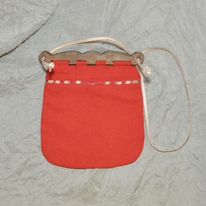 Sac viking Hedeby avec poignées en bois