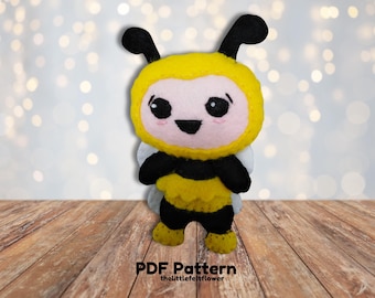 フェルトの蜂を作るための PDF パターン。 - Etsy 日本