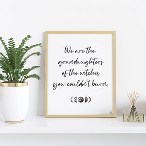 Witch, Printable Wall Art, Witch, Black and White, Art Print, Poster, Quote, Inspiration, Digital Art